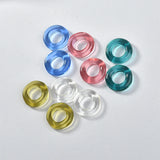 Acrylic Colored Glaze Resin Pendant DIY Ear Rings Bracelet Material Accessories