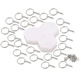 Acrylic Discs Set for DIY Crafts (Hexagon,48 Pieces)