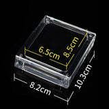 Transparent Acrylic Jewelry Box Antioxidant Treasure Stone Storage Box