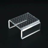 Acrylic Jewelry Display Board Plate Rectangular Stud Lip Nail Earrings Hollow