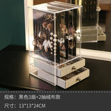 Acrylic Jewelry Storage Box for Girls Display Case