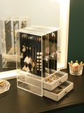 Acrylic Jewelry Storage Box for Girls Display Case