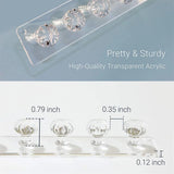 Acrylic Jewelry Storage Rack Earring Necklace Holder