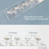Acrylic Jewelry Storage Rack Wall Mounted Display Stand