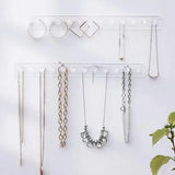 Acrylic Jewelry Storage Rack Wall Mounted Display Stand