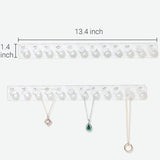 Acrylic Jewelry Storage Rack Wall Mounted Display Stand