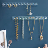 Acrylic Jewelry Storage Rack Wall Mounted Display Stand