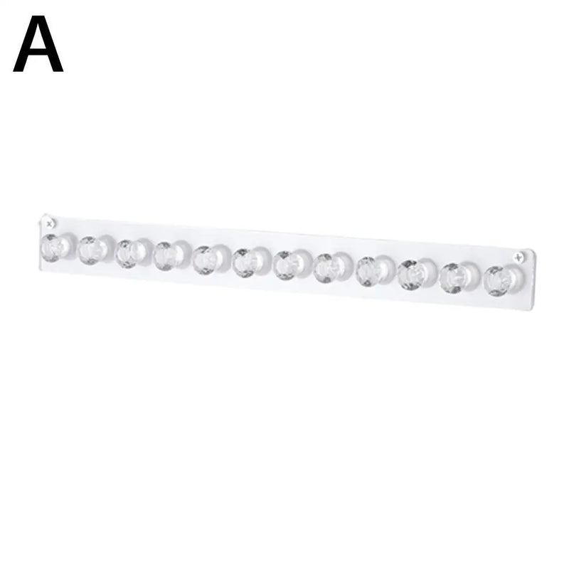 Acrylic Jewelry Storage Rack Wall Mounted Display Stand