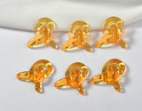 Acrylic Knotted Resin Patch DIY Earrings Material 6pcs