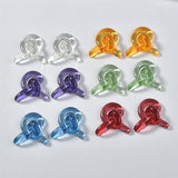 Acrylic Knotted Resin Patch DIY Earrings Material 6pcs
