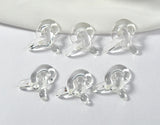 Acrylic Knotted Resin Patch DIY Earrings Material 6pcs
