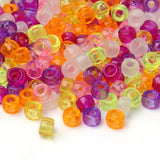 Acrylic Pony Beads Round Loose Beads for Jewelry Making Bracelet DIY