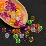 Acrylic Pony Beads Round Loose Beads for Jewelry Making Bracelet DIY