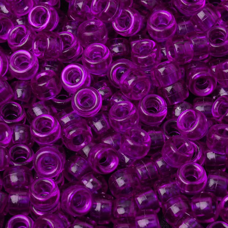 Acrylic Pony Beads Round Loose Beads for Jewelry Making Bracelet DIY