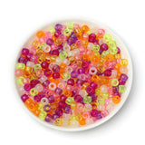 Acrylic Pony Beads Round Loose Beads for Jewelry Making Bracelet DIY