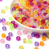 Acrylic Pony Beads Round Loose Beads for Jewelry Making Bracelet DIY