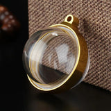 Acrylic Spherical Gawu Box Necklace Waterproof Pendant