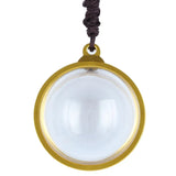 Acrylic Spherical Gawu Box Necklace Waterproof Pendant