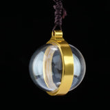 Acrylic Spherical Gawu Box Necklace Waterproof Pendant