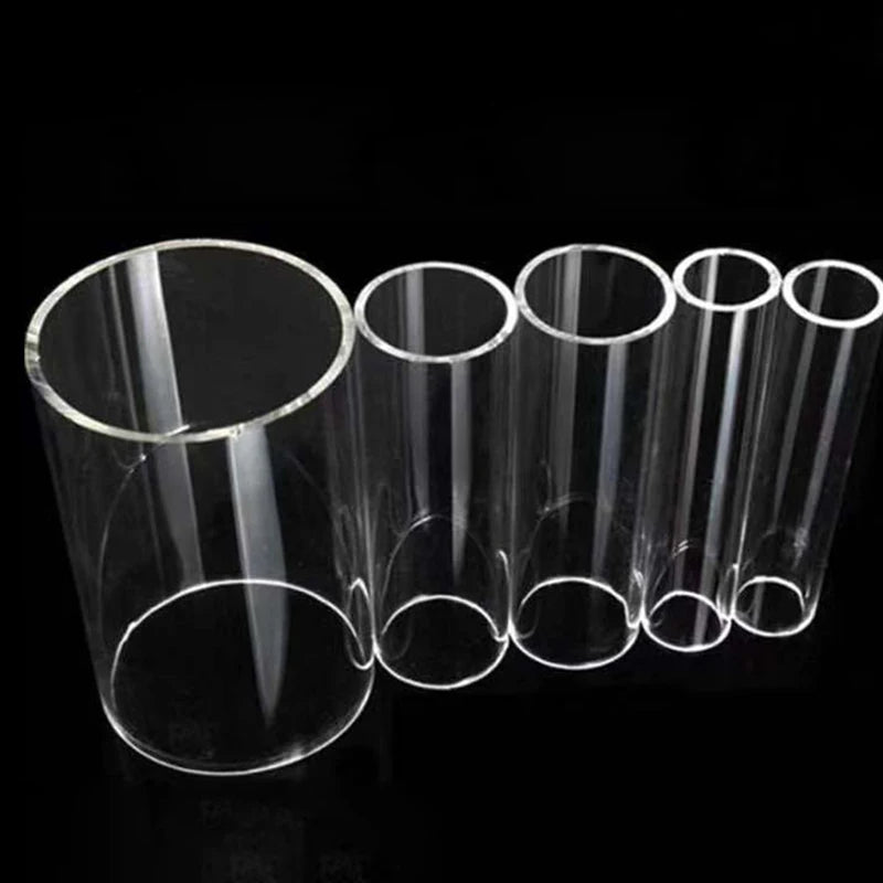 Acrylic Tube Aquarium Fish Tank Supplies Water Pipe Jewelry Holder Case