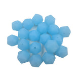 Transparent Icosahedron Silicone Bead for DIY Crafts