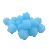 Transparent Icosahedron Silicone Bead for DIY Crafts