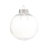 Transparent Christmas Ball Fillable DIY Lightweight Christmas Tree Pendant