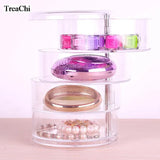 Acrylic Circular Jewelry Box
