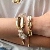 Crystal Boho Beach Rope Bracelet