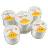 1 Roll Transparent Elastic Cord String Crystal Line Beading