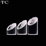 Acrylic Jewelry Earring Necklace Stand Holder 3pcs/set