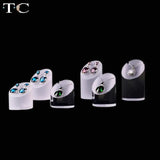 Acrylic Jewelry Earring Necklace Stand Holder 3pcs/set