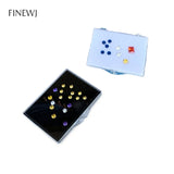 Transparent Gem Jewelry Storage Box Diamond Organizer Case