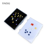 Transparent Gem Jewelry Storage Box Diamond Organizer Case