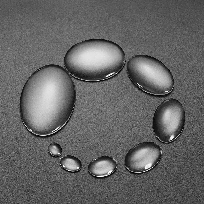 Glass Oval Domes for DIY Jewelry Making