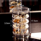 Multilayer Rotating Jewelry Display Organizer