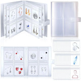 Travel Jewelry Organizer Book with PVC Bag