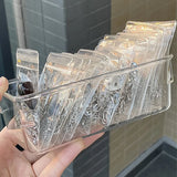 Clear Jewelry Organizer Bag for Earrings Necklaces