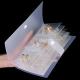 Transparent Jewelry Organizer Storage Album Bag Necklace Ring Earring Display