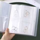 Transparent Jewelry Organizer Storage Album Bag Necklace Ring Earring Display