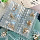 Transparent Jewelry Organizer Storage Album Bag Necklace Ring Earring Display