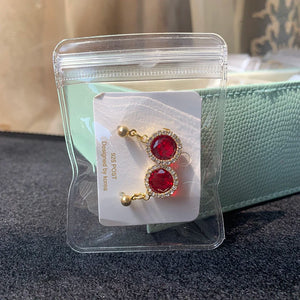 Transparent Jewelry Storage Book Organizer Earrings Holder