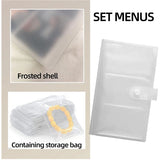 Transparent Jewelry Storage Book 84 Slots & 50 Pcs Bags