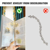 Transparent Jewelry Storage Books for Necklace Bracelet Rings 40GB