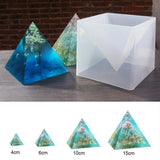 Large Resin Pyramid Jewelry Silicone Molds for DIY Jewelry Making