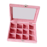 Lockable Velvet Jewelry Organizer Box for Women
