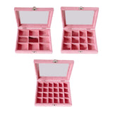 Lockable Velvet Jewelry Organizer Box for Women