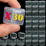 Mini Storage Box Clear Beads Jewelry Container Case Plastic DIY Nail Art
