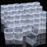 Mini Storage Box Clear Beads Jewelry Container Case Plastic DIY Nail Art