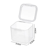 Mini Storage Box Clear Beads Jewelry Container Case Plastic DIY Nail Art